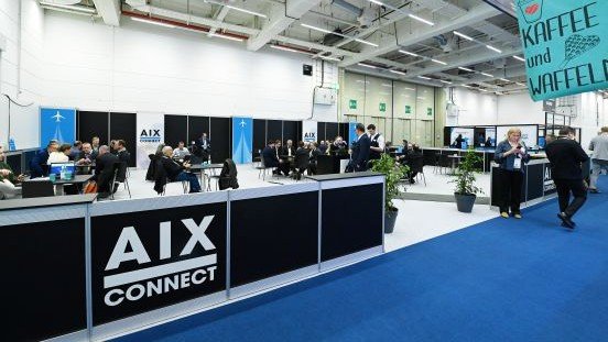 AIX Connect meeting area in the hall