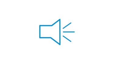 a speaker icon
