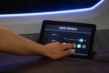 cabin controls tablet