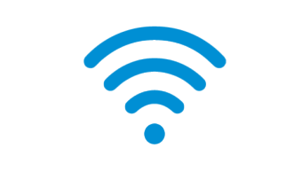 blue wifi icon