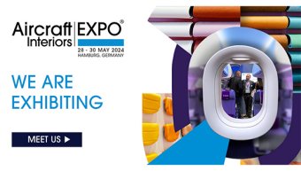 We are exhibiting - Aircraft Interiors Expo - Facebook Banner