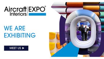 We are exhibiting - Aircraft Interiors Expo - Facebook Banner