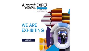 We are exhibiting - Aircraft Interiors Expo - Instagram Banner
