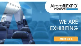 We are exhibiting - Aircraft Interiors Expo - Facebook Banner