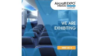 We are exhibiting - Aircraft Interiors Expo - Instagram Banner